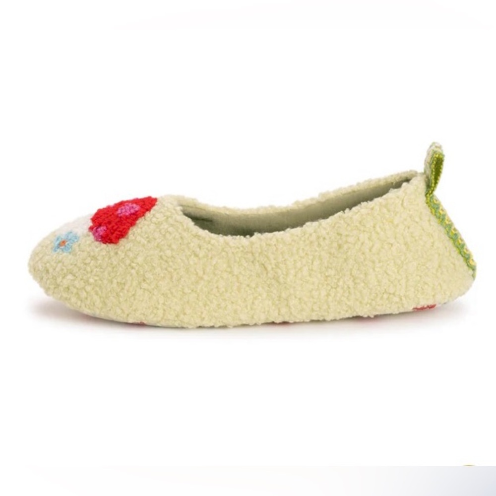 MUK LUKS, Lightweight Cushioned Pull-On Slippers,  Embroidered Slippers, M (7-8) - Picture 3 of 10